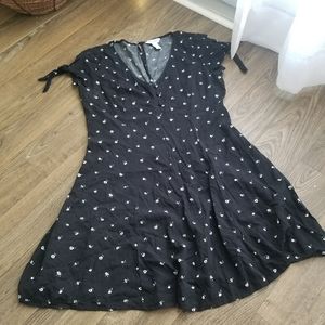 Flower printed dress